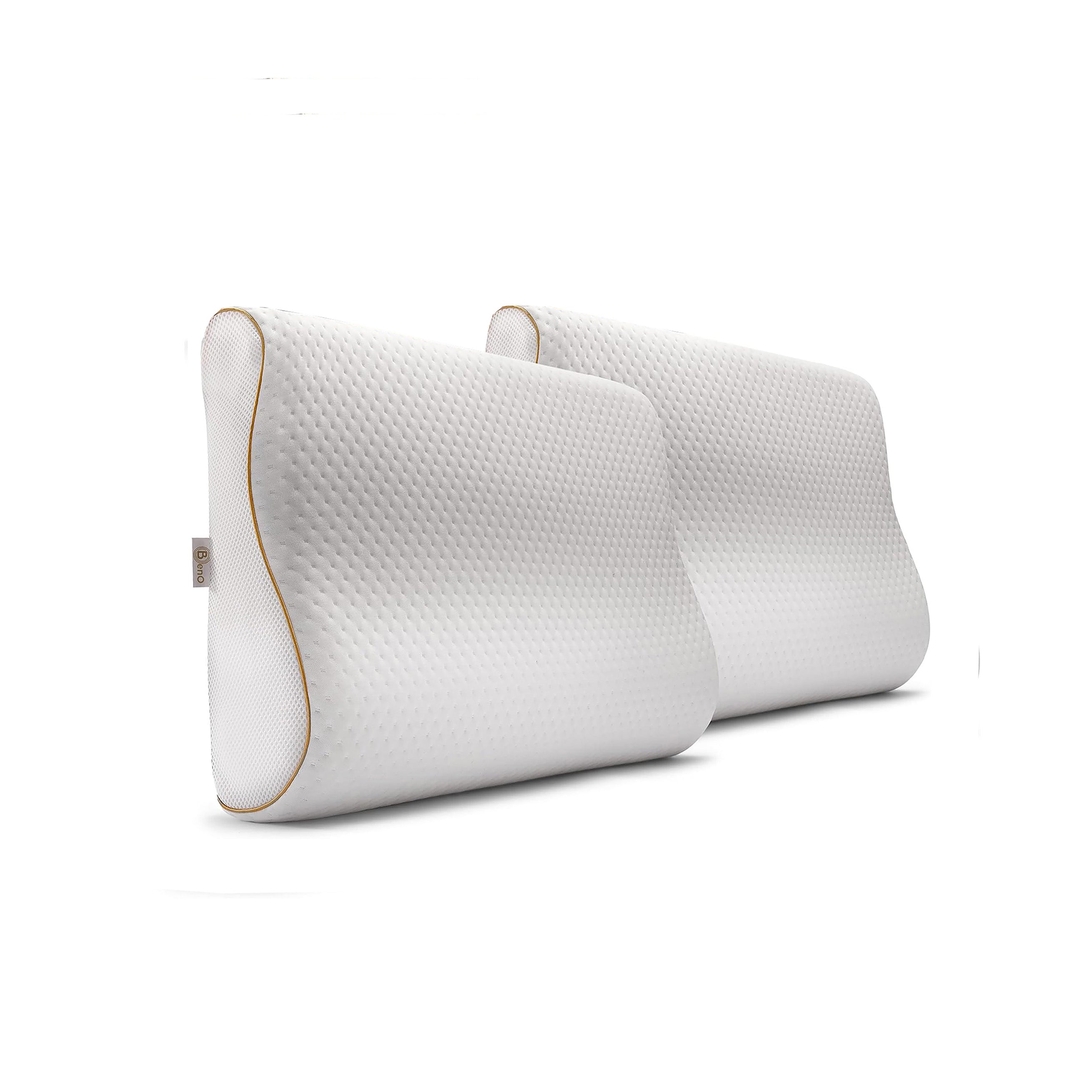 Nackenkissen orthopädisch aus Memory Foam - höhenverstellbar - Lavendelduft – Beno-Sleep®