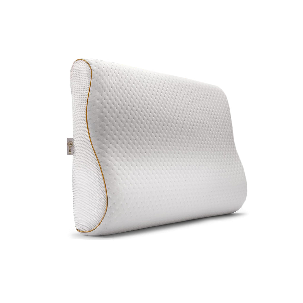 Nackenkissen orthopädisch aus Memory Foam - höhenverstellbar - Lavendelduft – Beno-Sleep®