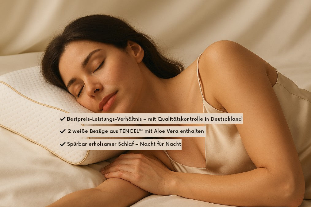2x Beno-Sleep Orthopädisches Nackenkissen mit Lavendelduft BUNDLE