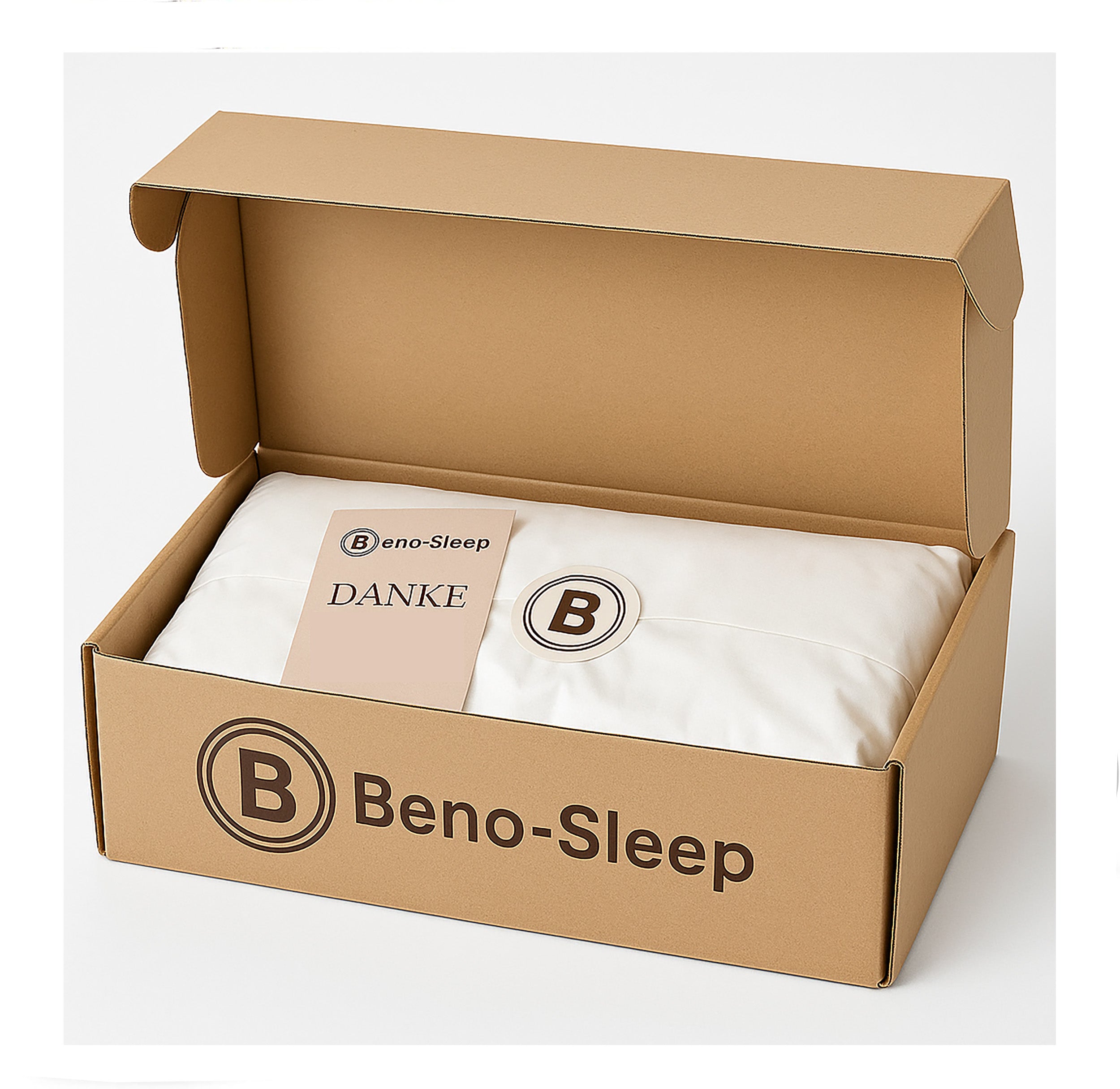 Nackenkissen orthopädisch aus Memory Foam - höhenverstellbar - Lavendelduft – Beno-Sleep®